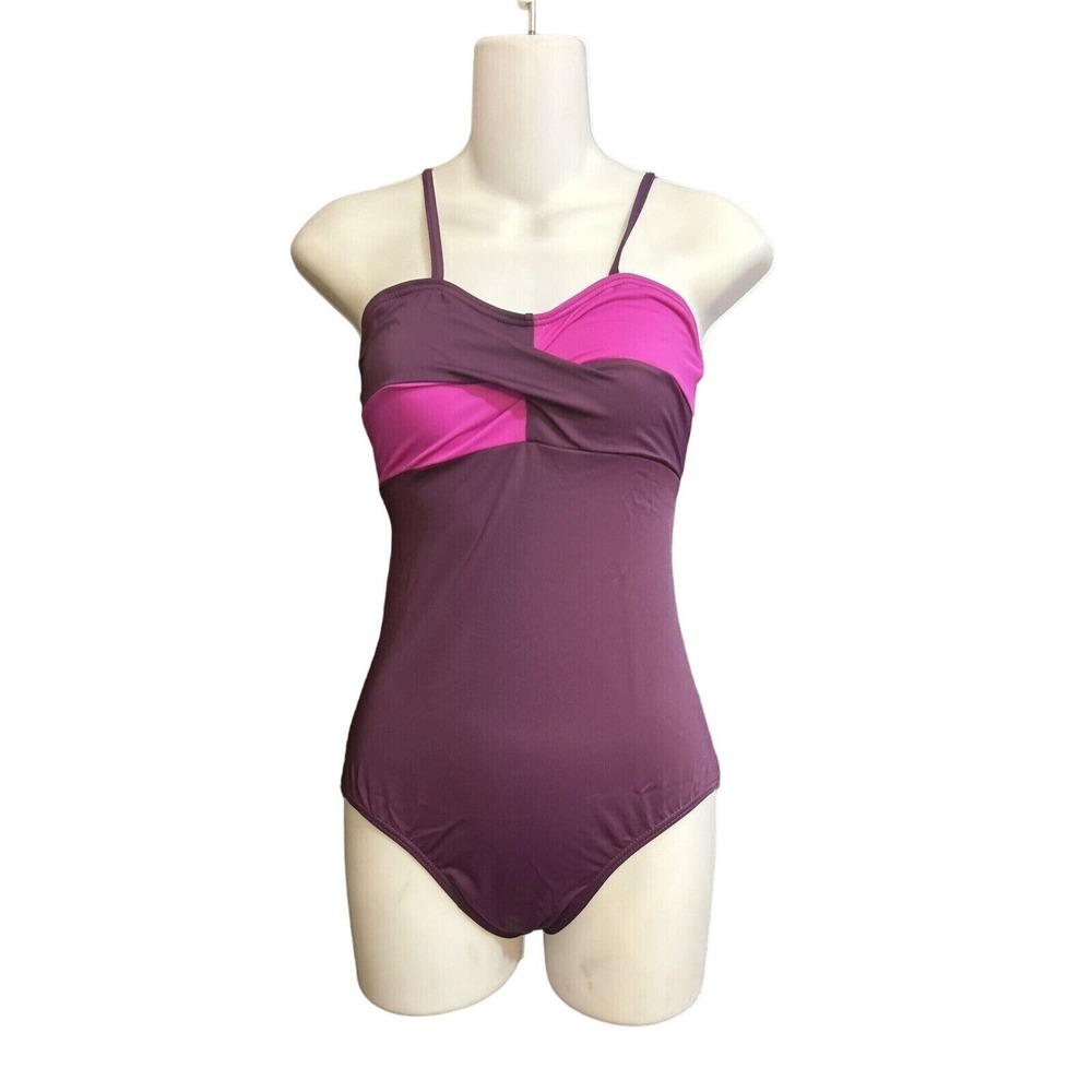 Balera Women's Medium Adult Dance Gymnastics Leotard Lot NWT Fuchsia & Eggplant